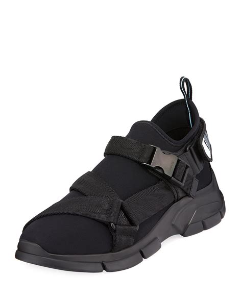 prada neoprene buckle sneakers|Buy Prada Buckle Shoes: New Releases & Iconic Styles .